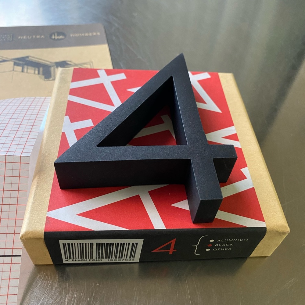 Design Within Reach Neutra house Number 4 Black  New!!!